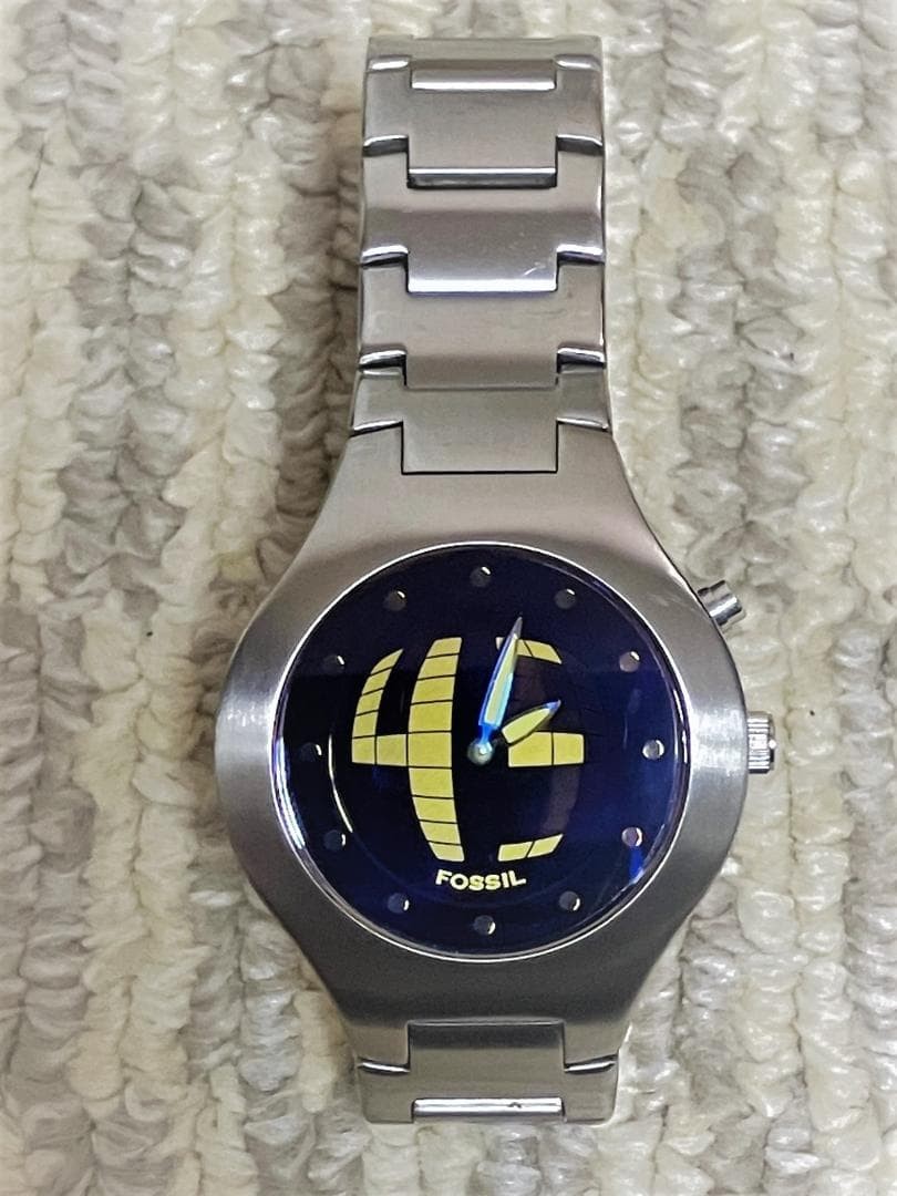 Fossil Big Tic JR8052 Analog Digital Hybrid Watch Mens Timepiece wrist 19cm