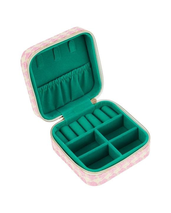 Kmart Small Woven Jewellery Box Palm Storage Case Ring Necklace Organiser Gift