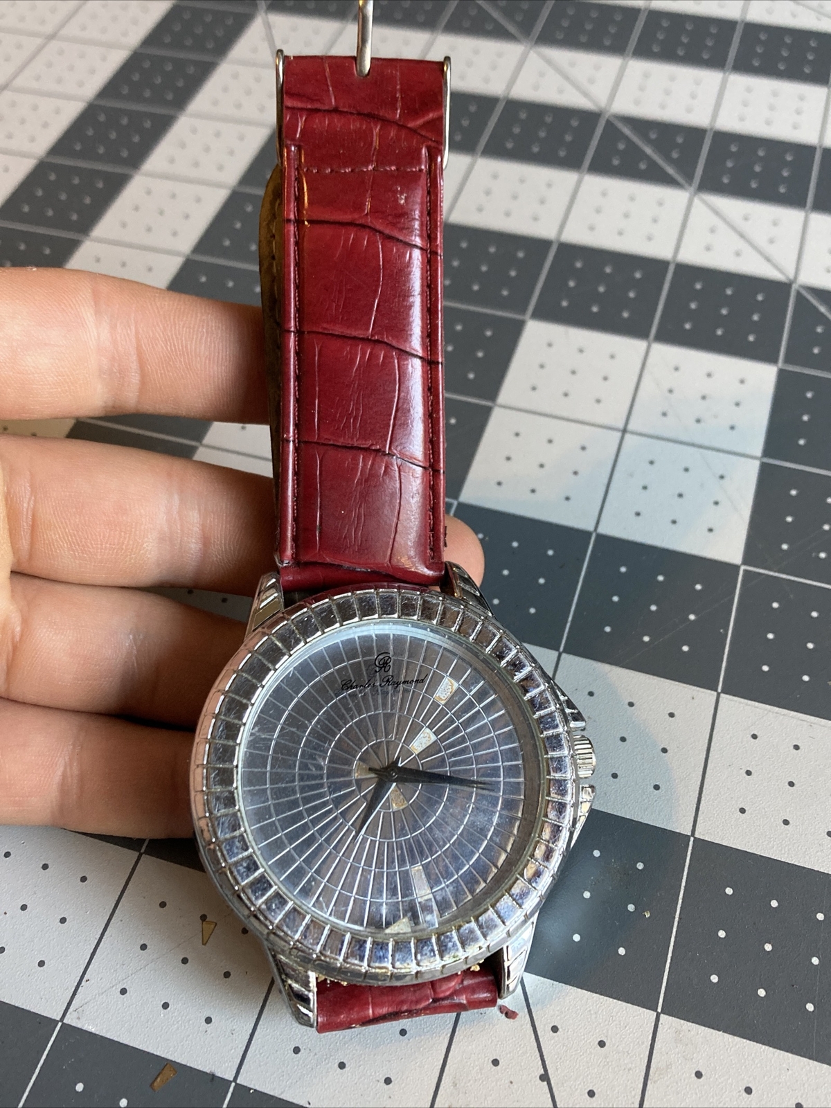 Charles Raymond No. 5292 Water Resistant Watch Rare Item (tested/works)