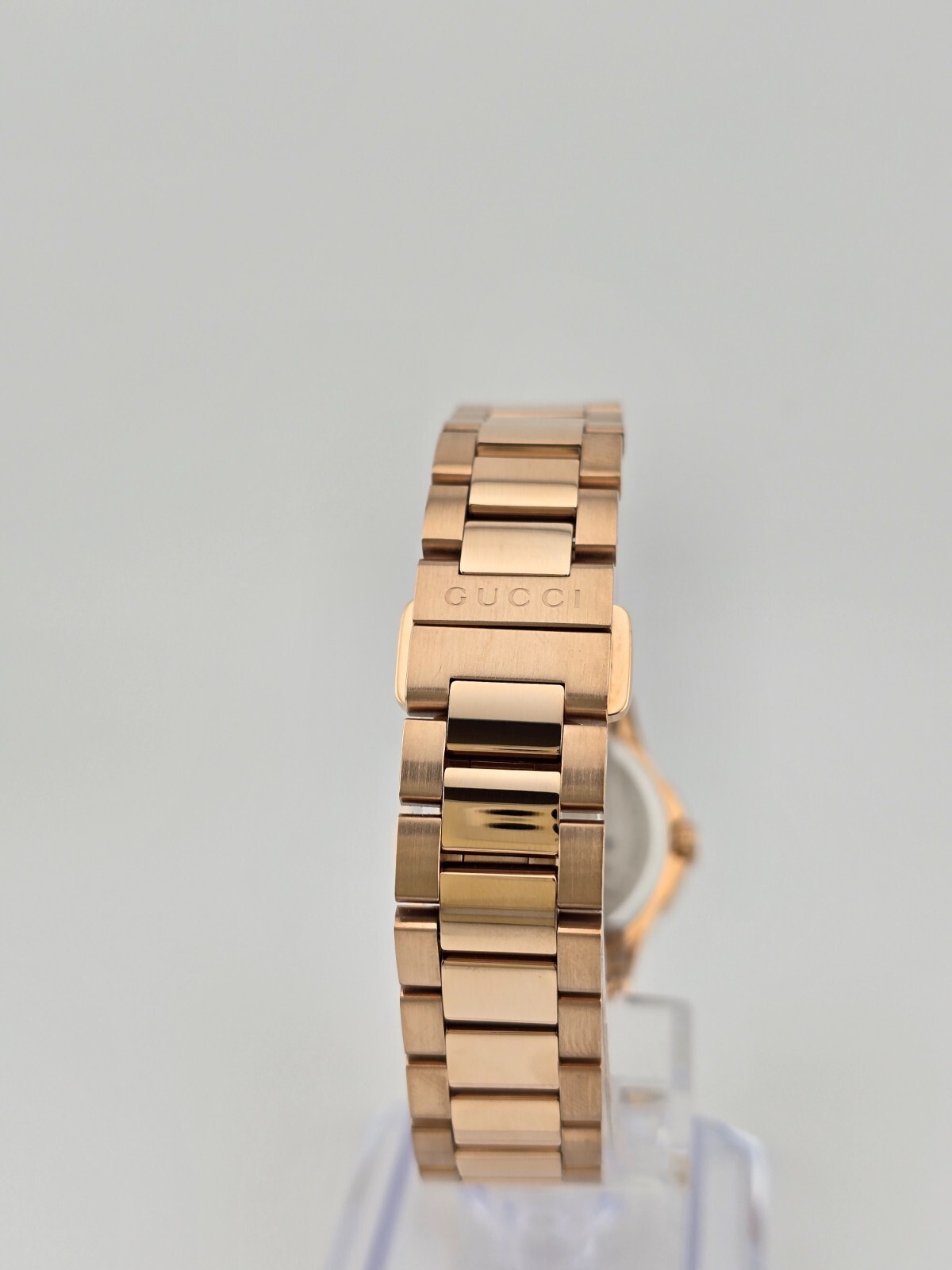 Gucci G-Timeless Women’s Gold Tone Stainless Steel Watch – YA126567 ($1010 MSRP)