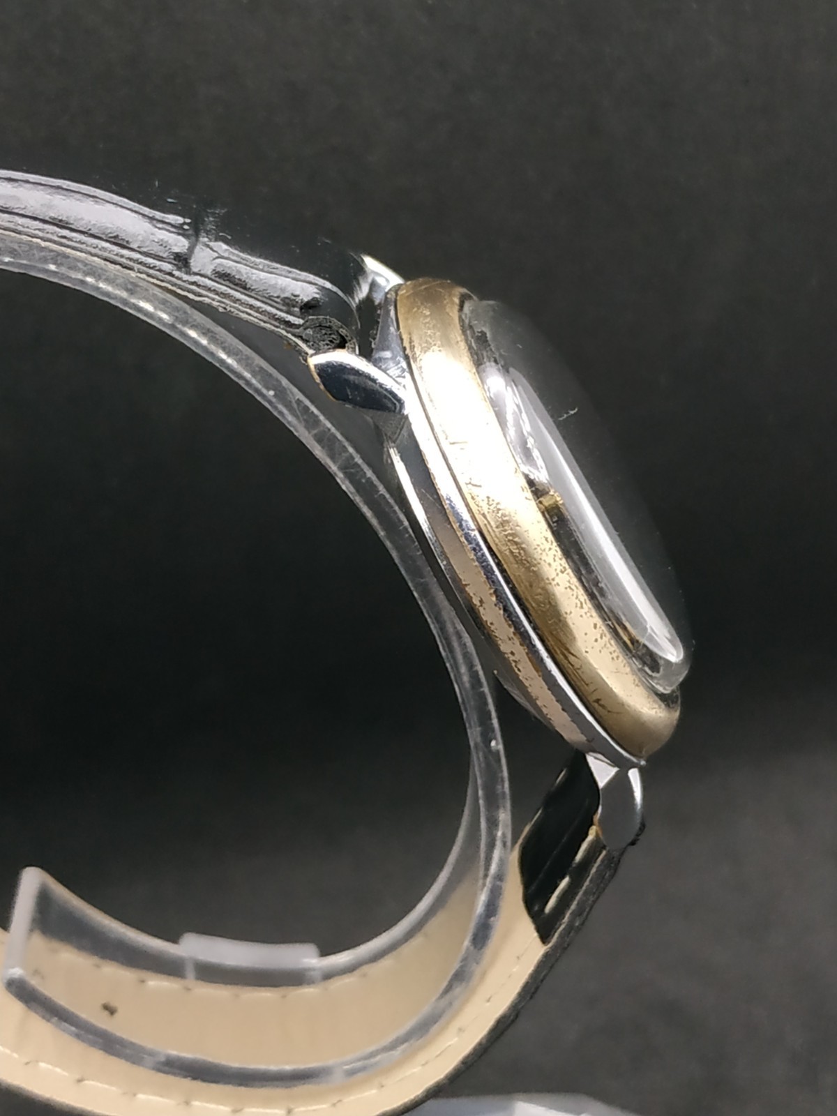 Men’s Dress Vintage USSR Watch Raketa Mechanical 2628.H Black Dial Retro Soviet