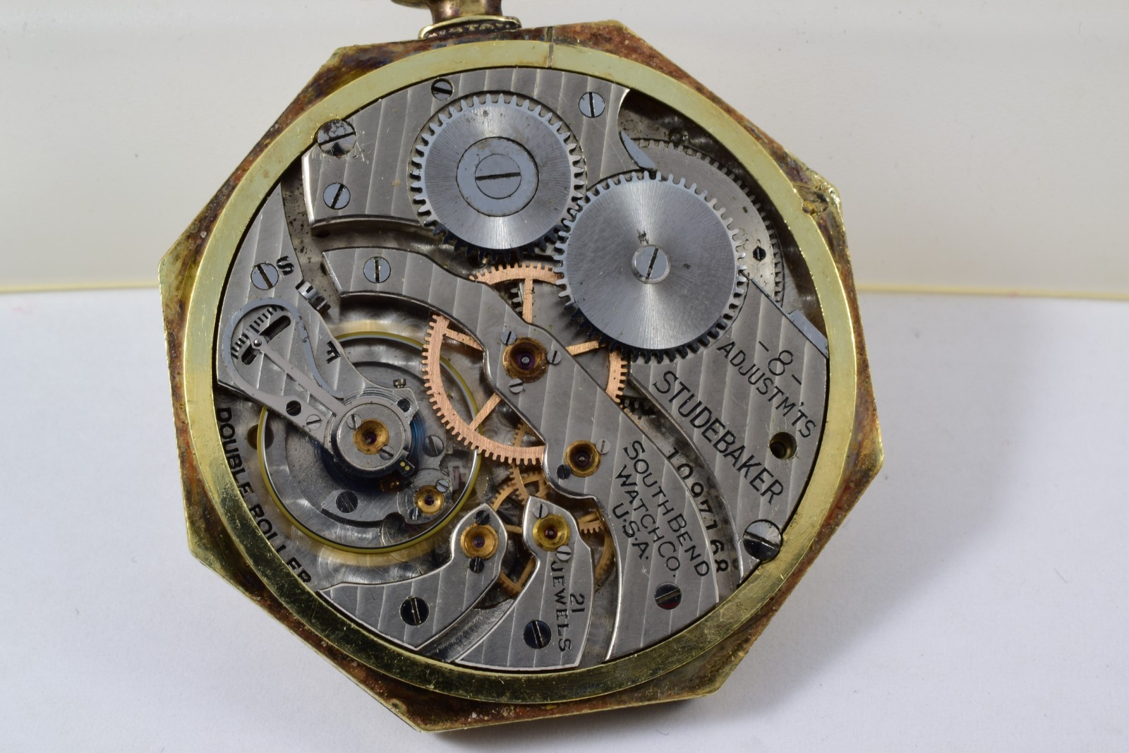 1924 South Bend 12s 14Gold-Filled 21j Studebaker Model 1 Pocket Watch