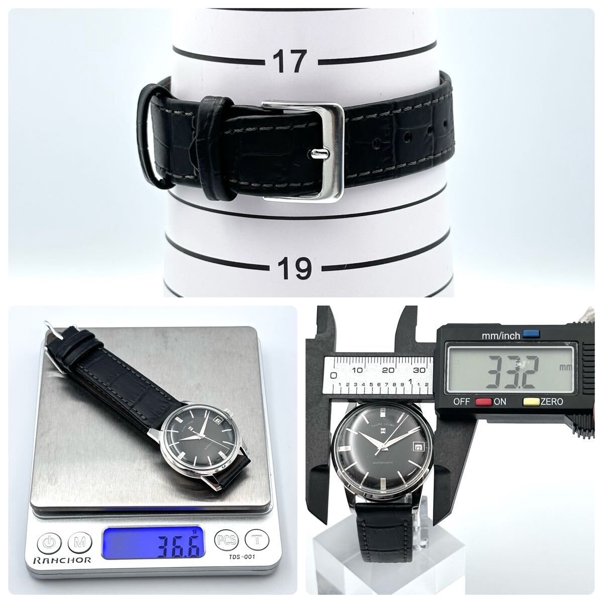 Favre-Leuba 21 Jewels Automatic Vintage Men’s Watch Black Dial Swiss Made