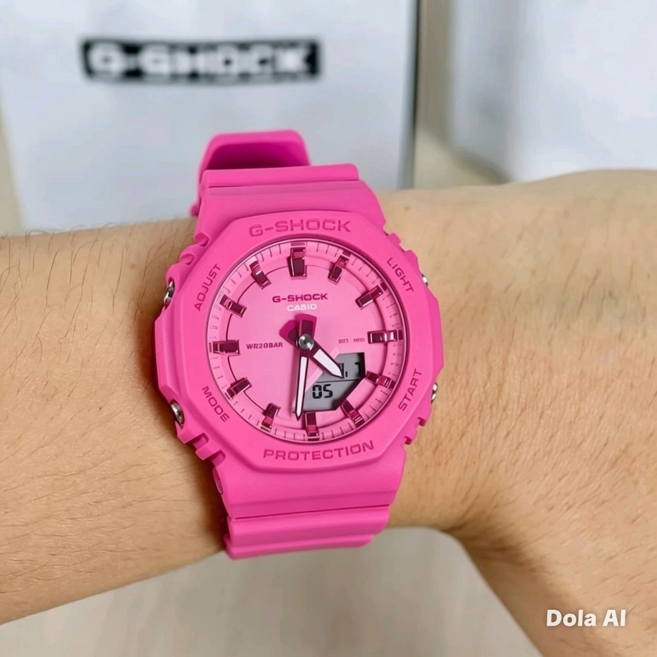 G-SHOCK POWER PINK GMA-P2100PP-4ADR Women’s Watch Pink EcoFriendly Octagonal