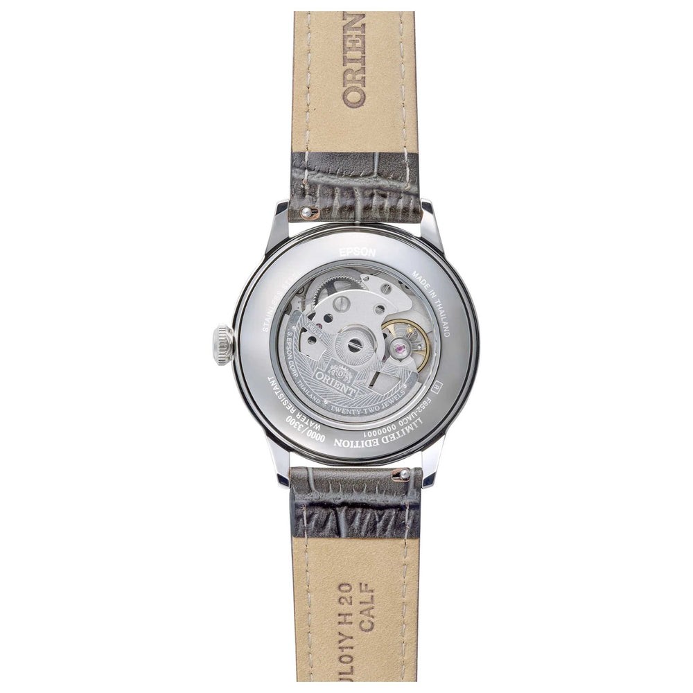 Orient Men’s Bambino No Date Gray Dial Automatic 38mm Watch RA-BB0006N