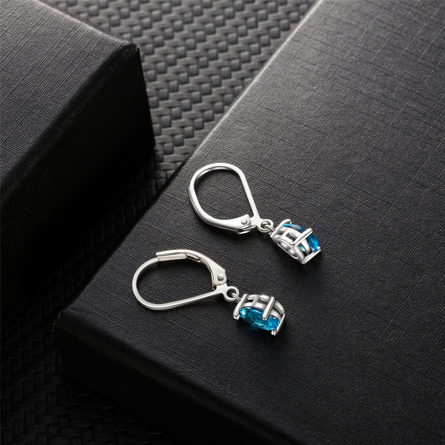 Buyless Fashion Girls And Women Teardrop Dangle Earrings With Leverback CZ Stone