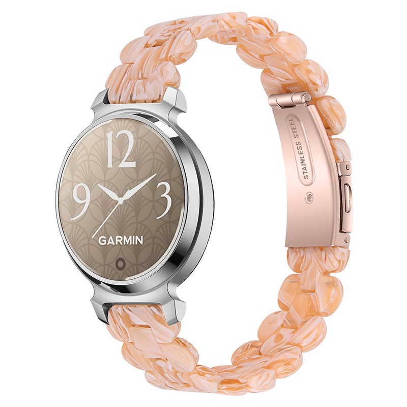 For Garmin Lily 2 Fashion Resin Stainless Steel Watch Strap Band Replacement