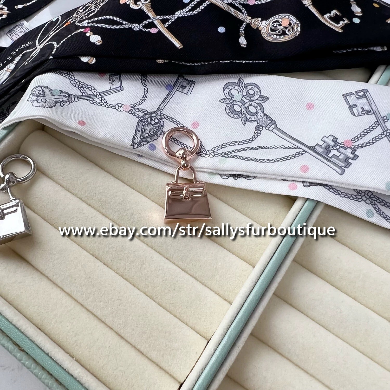 Sallys Quality 100% Copper Scarf Ring Mini Bag Buckles Brooch For Silk Scarves