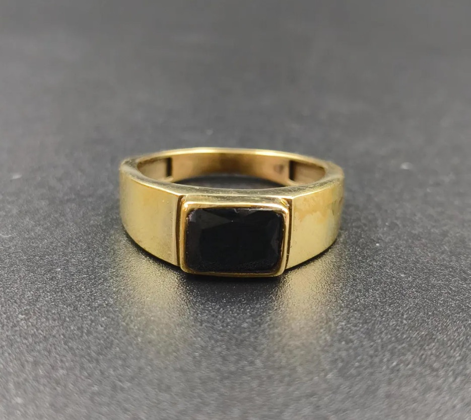Beautiful Copper Black Onyx Ring Handmade Onyx Ring Anniversary Gift Ring Sale