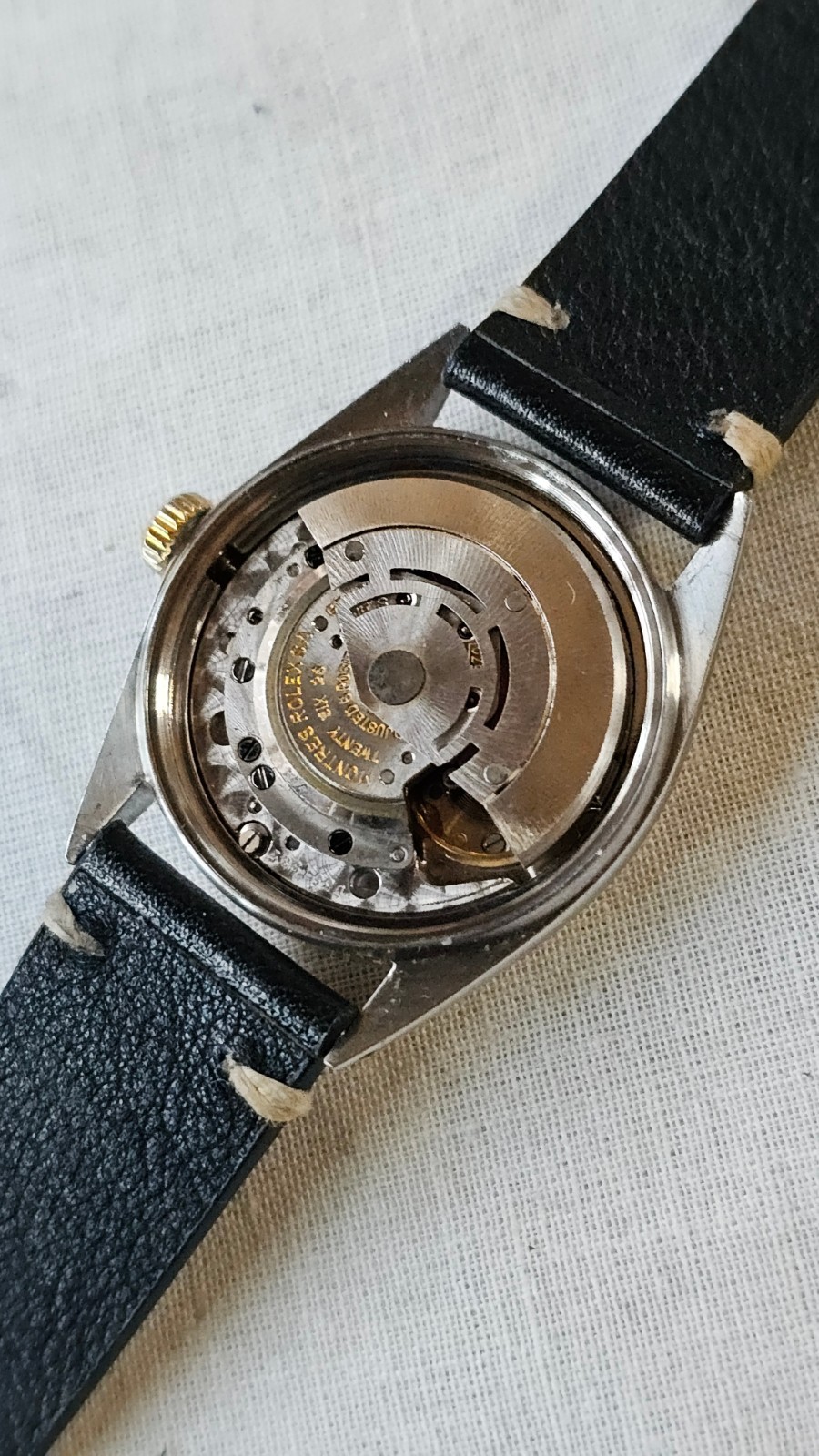 Rolex Datejust 1601 Blue Pie-Pan Dial Two-Tone Men’s Automatic Watch 1974