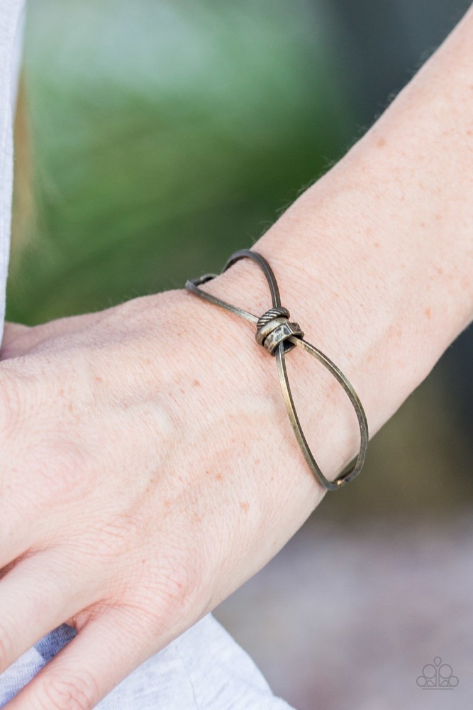 City Cadence Brass Cuff Bracelet