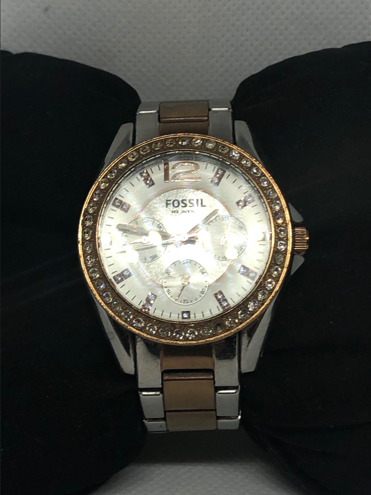 Fossil ES2787 Women’s Stainless Steel Analog Silver Dial Quartz Wrist Watch HG23