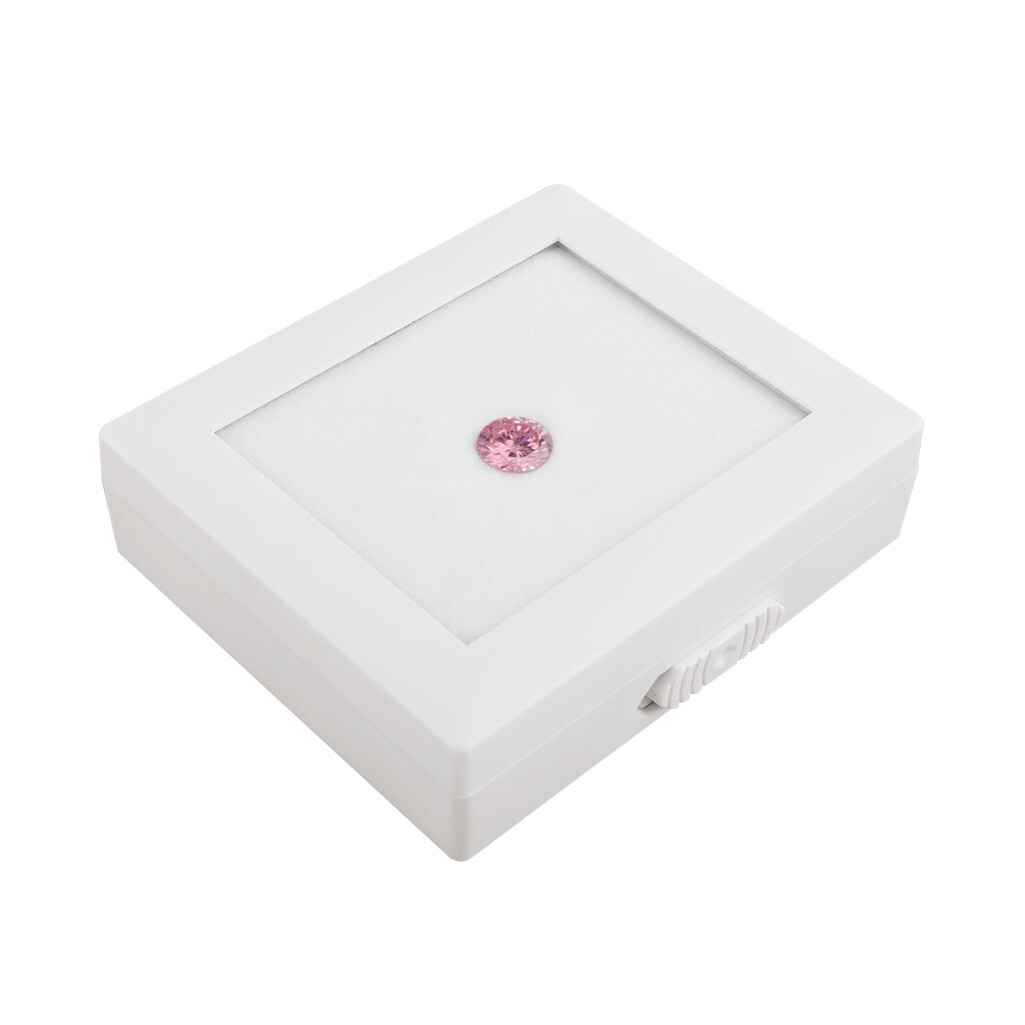 GemTrue Large Self-Stand Diamond Display Box Gemstone Storage Reversible Cushion