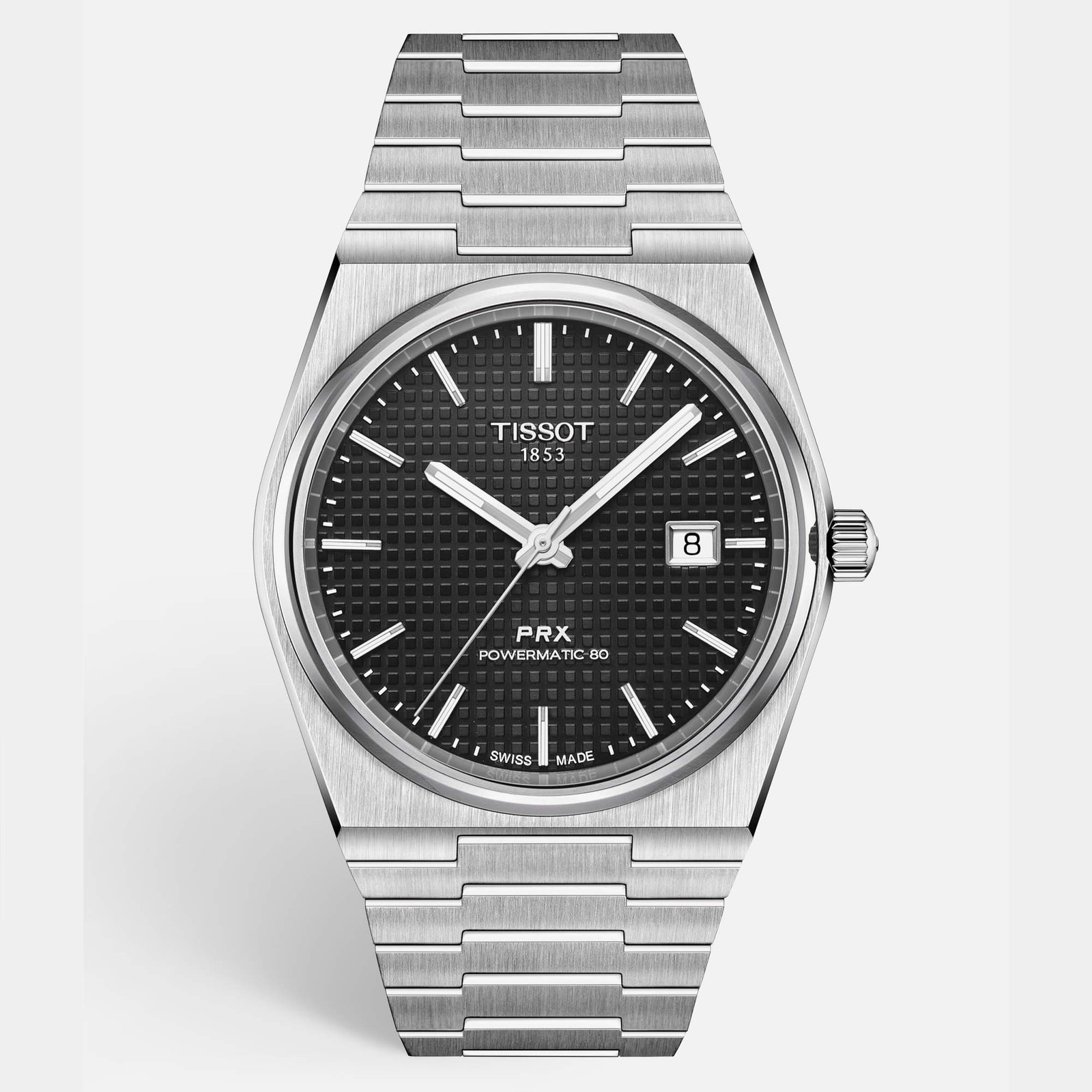 Tissot PRX Powermatic 80 T137.407.11.051.00 Black Dial Stainless Steel Mens