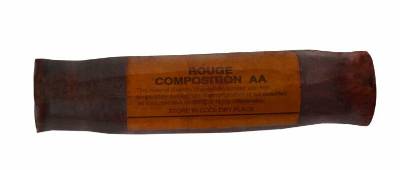 1/2 Lb Bar Red Polishing Copper Brass Gold Jewelry Metal Finish Rouge Compound