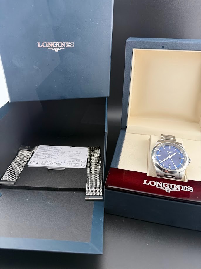 Longines Conquest Automatic 42mm Blue Dial | Full Set | Purchased New 01/2026