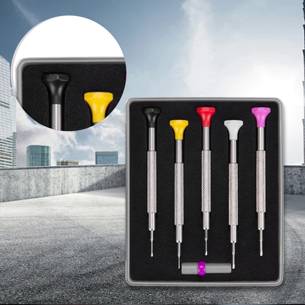 Watchmakers Screwdriver Set Stainless Steel Ergonomic Handles High Quality