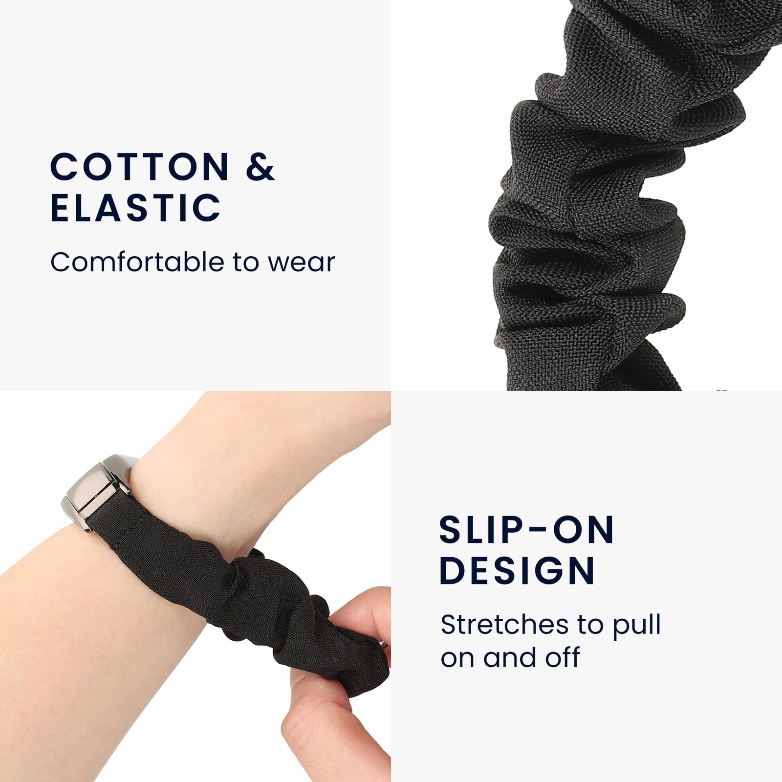 kwmobile Watch Strap Compatible with 5.5-7.5 Inches (14-19 Cm), lavender