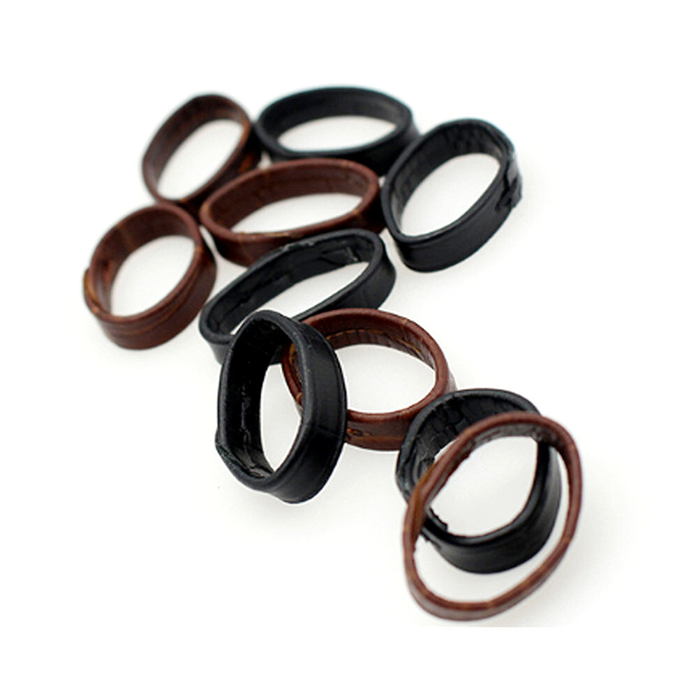 4pcs Genuine Leather Watch Strap Band Holder Locker Loops 18 19 20 21 22 24mm