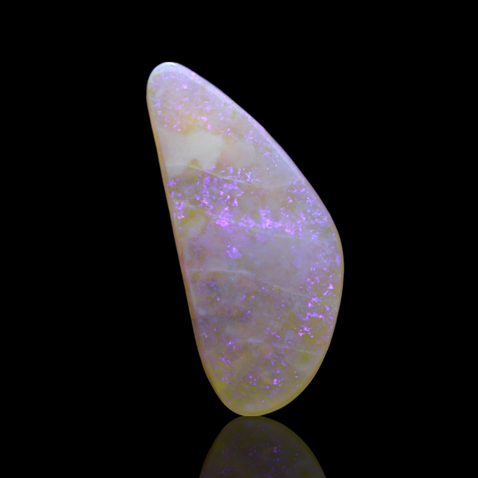 2.00 Cts Fire Opal Meditation Gemstone Jewelry Making Cabochon Natural 17x7x2 mm