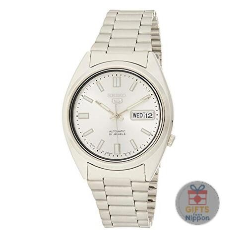 Seiko 5 SNXS73J1 Men’s Automatic Watch Silver Stainless Steel 37mm New