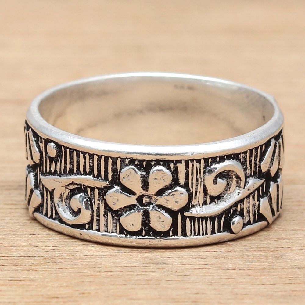 Spinner Anxiety Handmade Silver Jewelry “6”