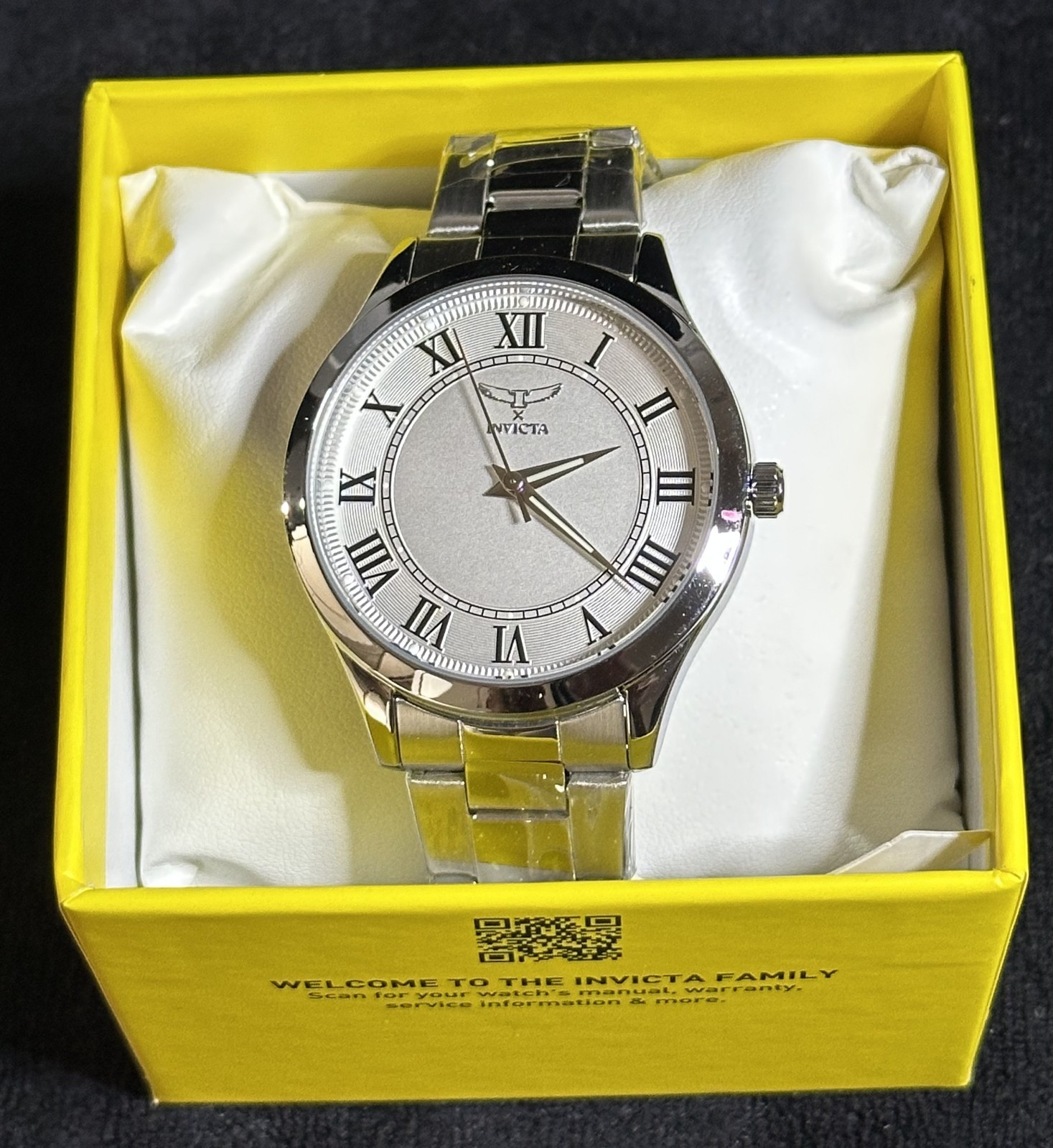Invicta Specialty I 69886 Men’s Quartz Watch 42mm Silver Dial Stainless NEW