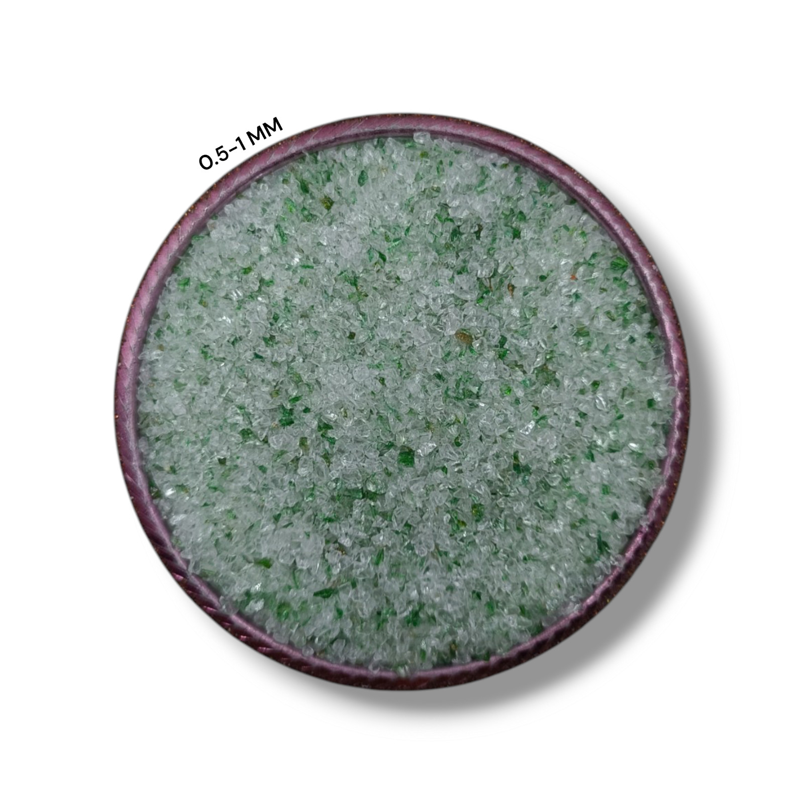 Crushed Ledger Green Rutile Coarse Gemstone Powder Hydro Quartz Crushed Inlay