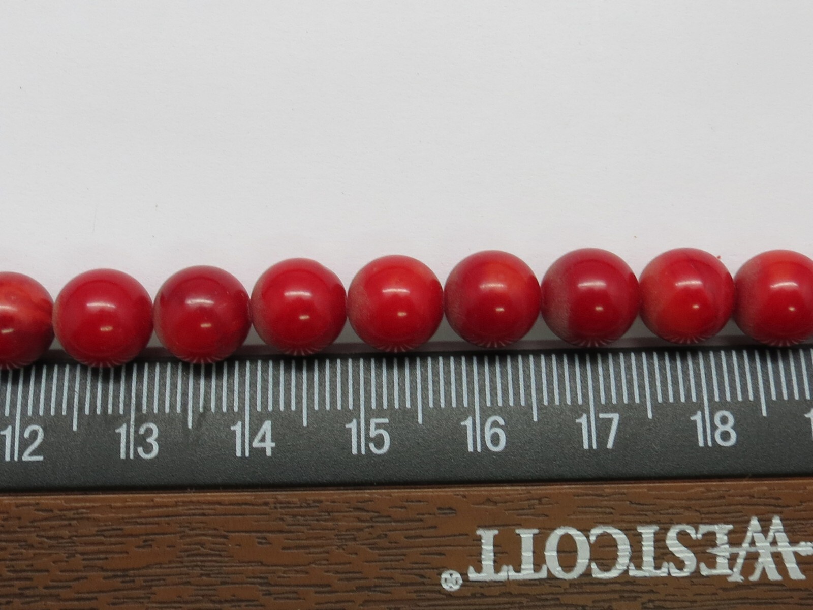 1 Strand Natural Bamboo Coral Beads 8-8.5 mm Round Jewelry Making Beads 16 Inch