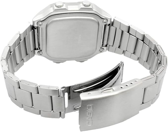 Casio AE-1200WHD World Time Watch Casio Royale Silver Steel Digital JDM