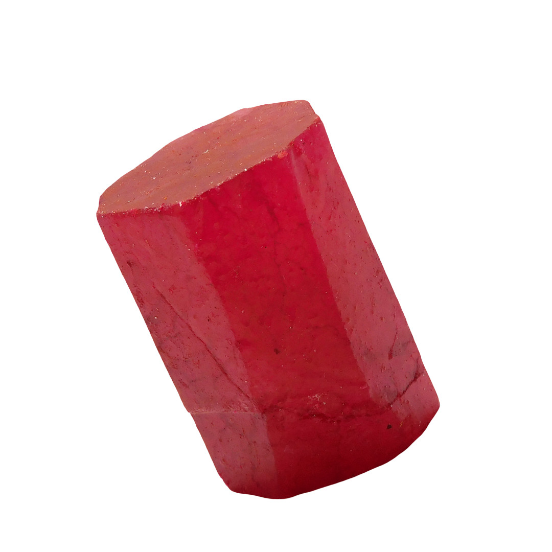 Natural Red Ruby Rough Uncut 75.95 Carat Earth Mined CERTIFIED Loose Gemstone