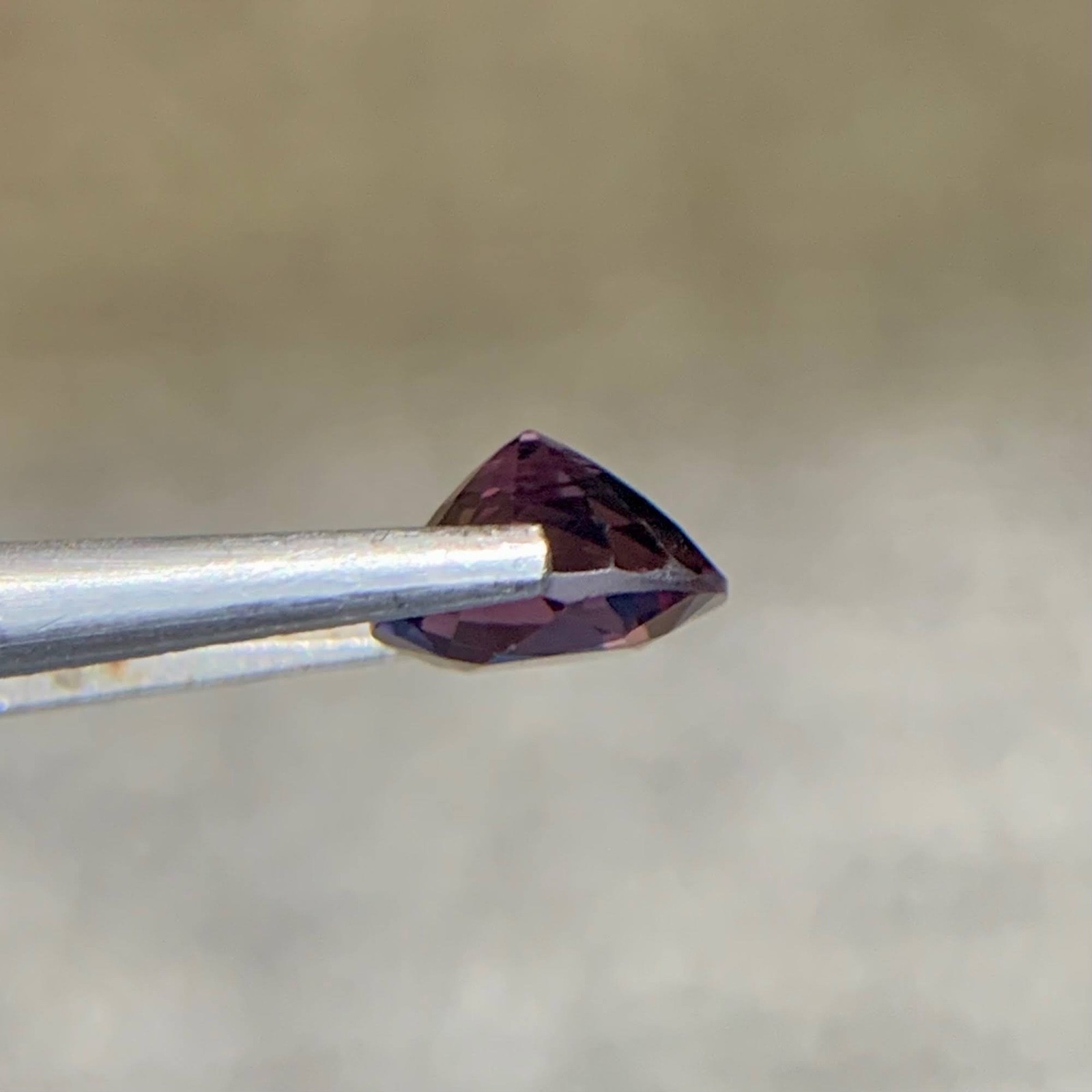 1.60 Carats Natural Pink Purple Spinel Stone Cushion Cut From Burma