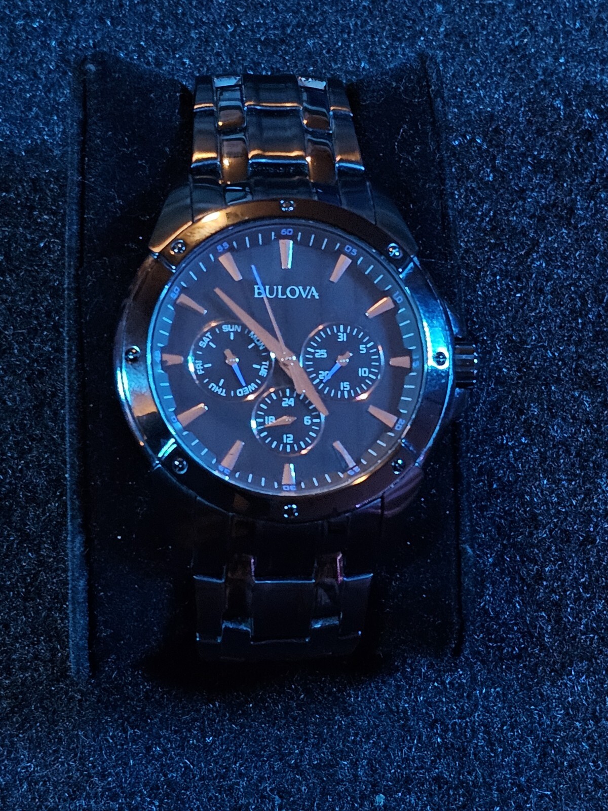 Bulova Multifunction Classic Men’s Watch 98C121- Black