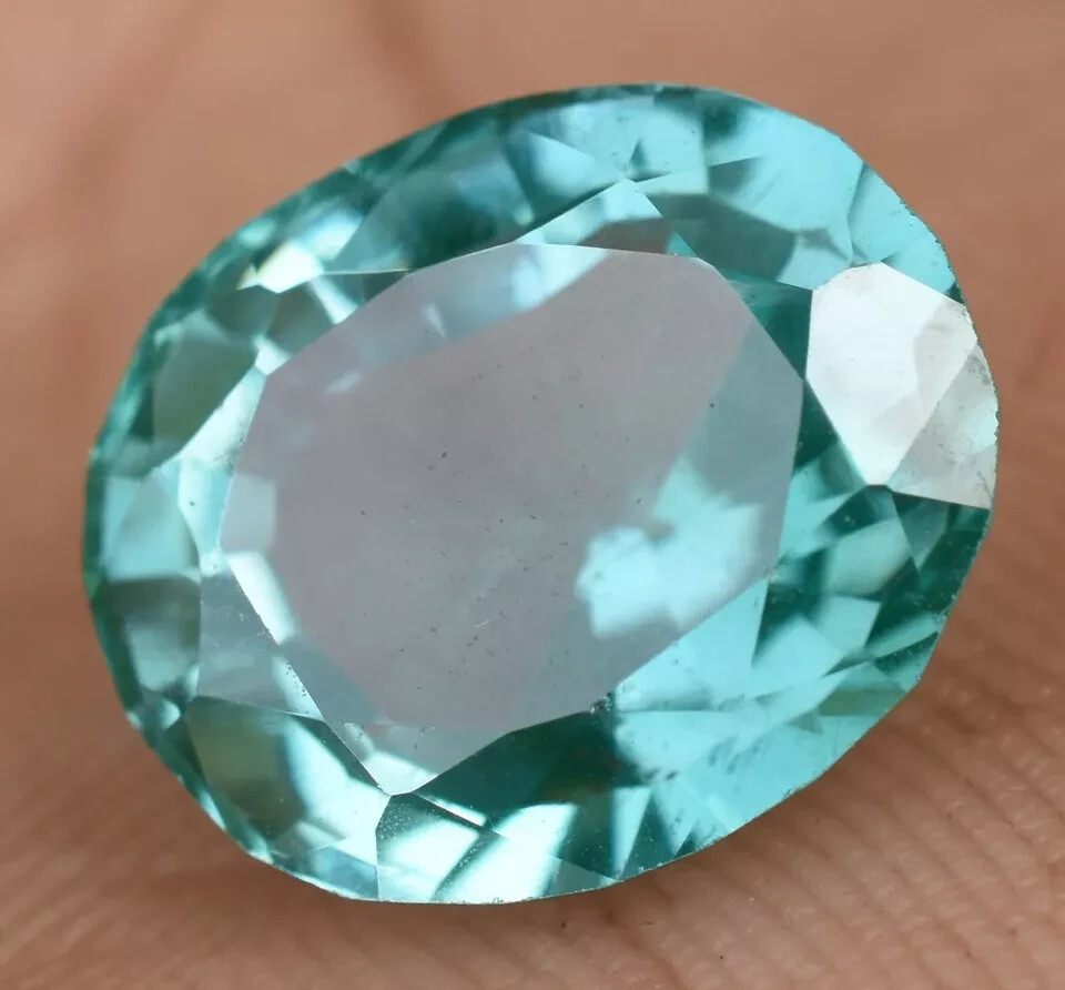 Certified 6 to 8 Ct Natural Paraiba Tourmaline Oval Cut Excellent Loose Gemstone
