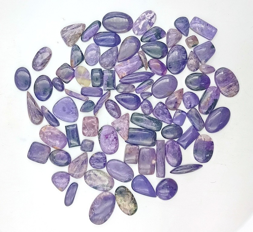 Mix Shape Charoite Gemstone For Earring, Pendant, Necklace Jewelry Making 72461