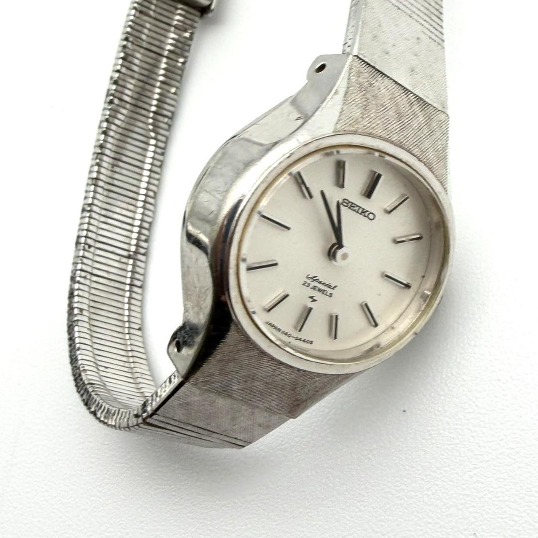Rare Seiko 23-jewel manual-winding oval watch, special edition, women’ 〔NEW〕
