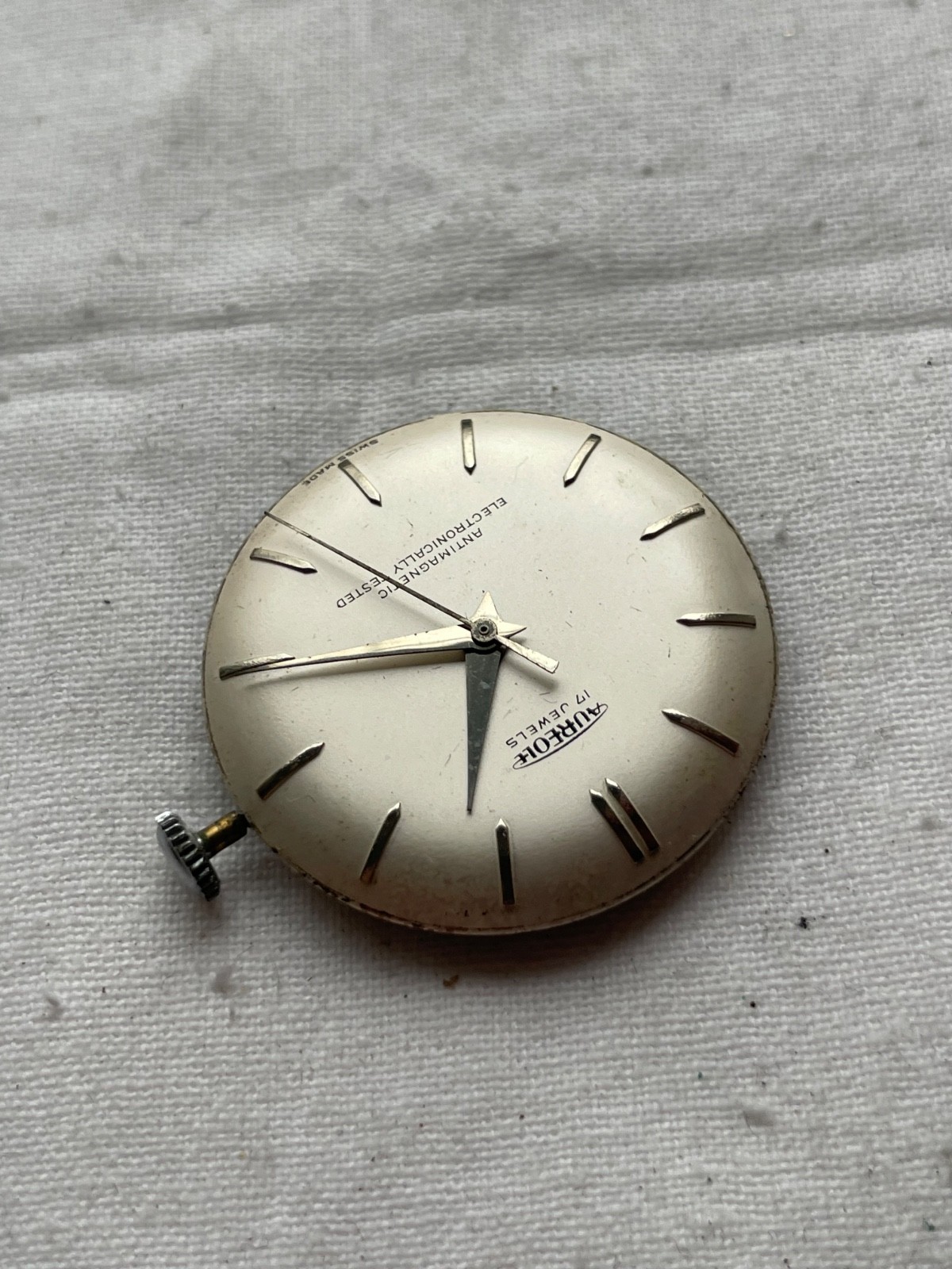 Aureole 17 jewels – movement for mens watch AS IS – lot 0604
