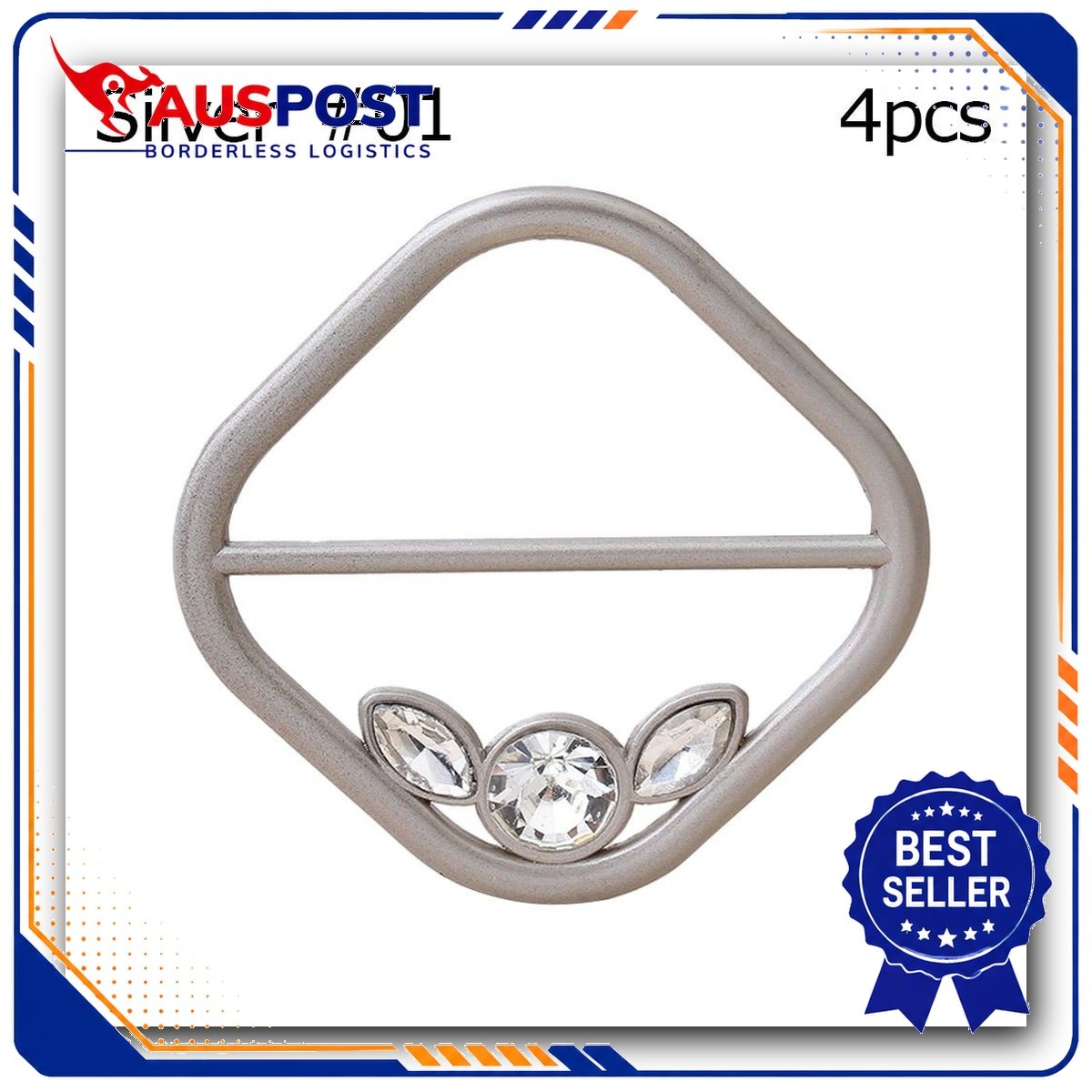 T-Shirt Clip Waist Buckle Shawl Buckle Scarf Ring Clips for Fashion Accessories