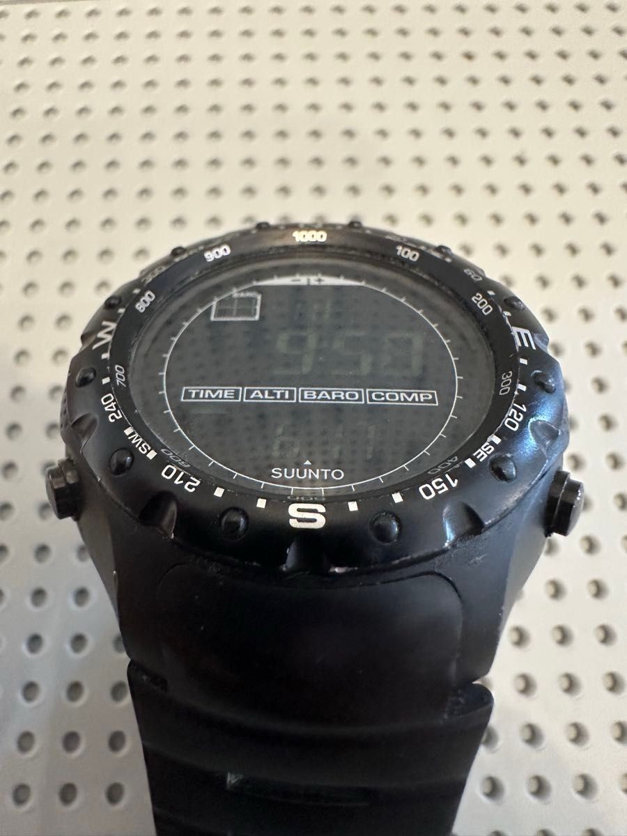 Suunto X-Lander Military Black Outdoor Watch with Manual Running