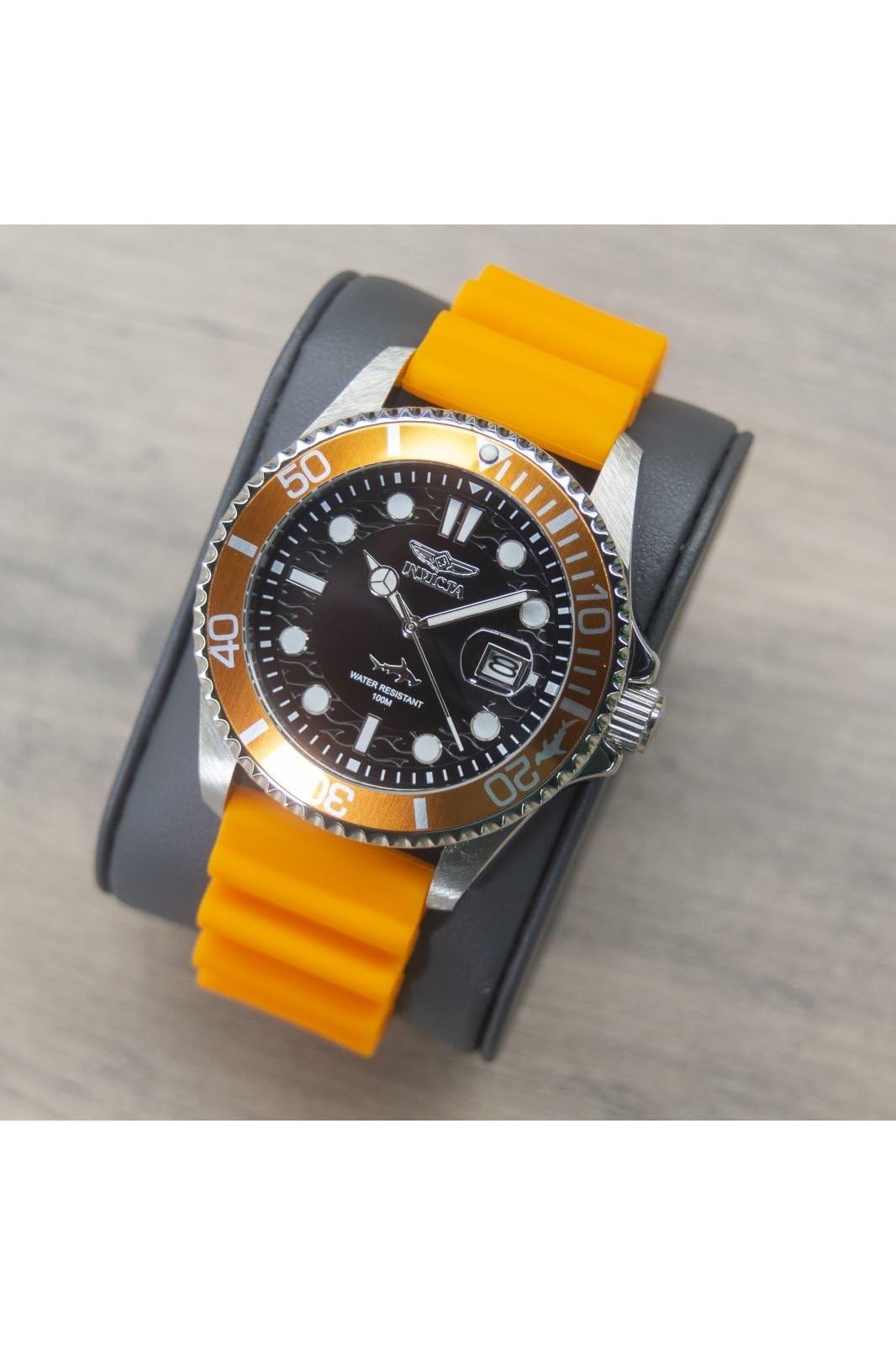Pro Diver Men 43mm Stainless Steel Steel Black dial