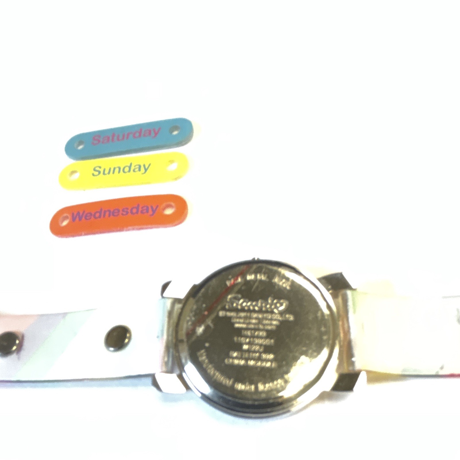 Hello Kitty Digital Watch Rainbow Colors VTG Digital Millennial w/Date