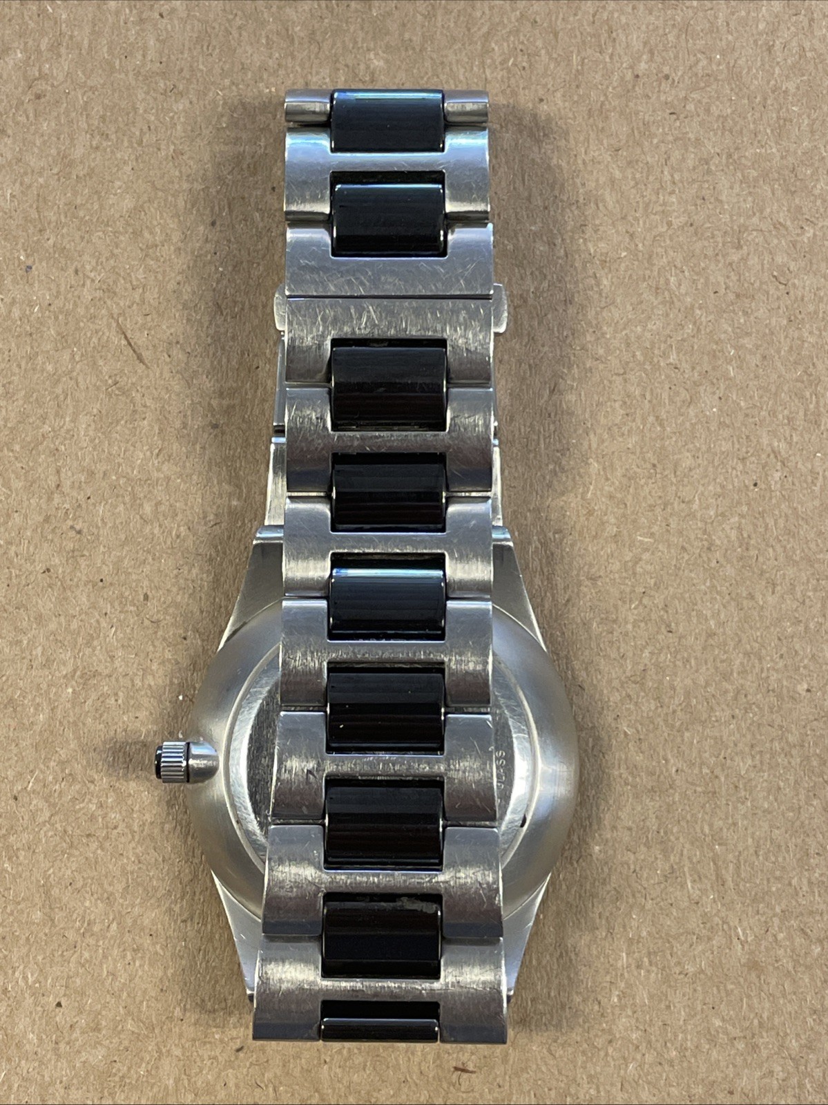 (Z313) Bering Ceramic 32339-742 Men’s Watch Black Dial Ceramic & Stainless Steel