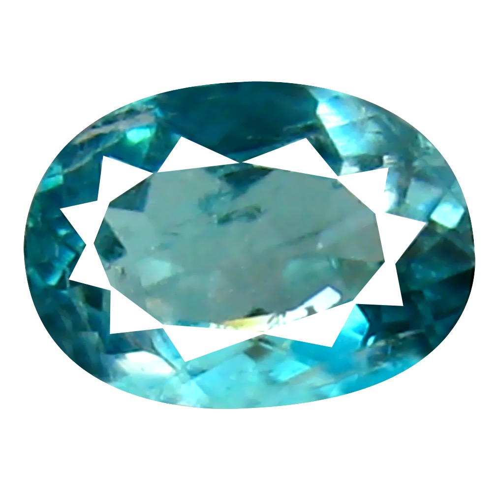 0.20 ct AAA+ VVS-VS Oval (4 x 3 mm) Natural Greenish Blue Grandidierite
