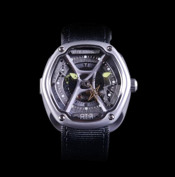 Dietrich Organic Time-1 Ot-3 Automatic SS Black Dial 48mm Grade S Used Watch Men