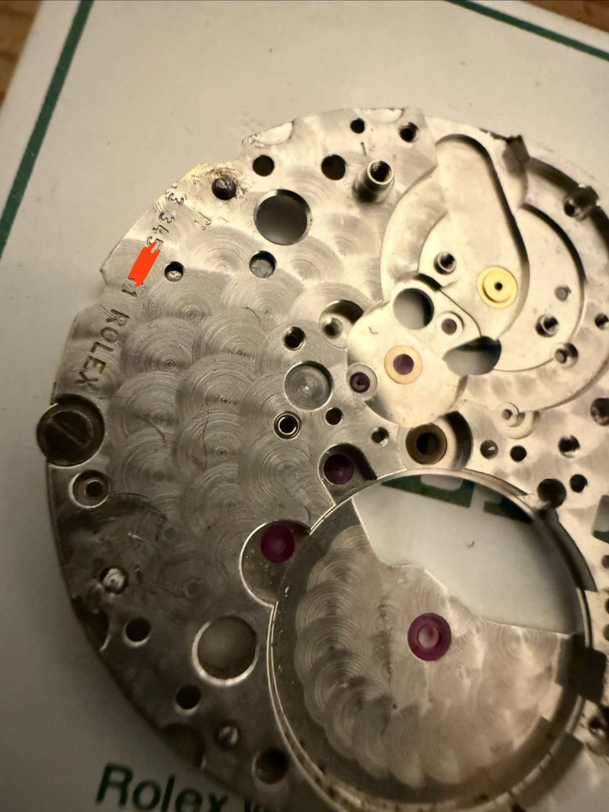 Rolex 3135-100 Main Plate Authentic Original (READ)