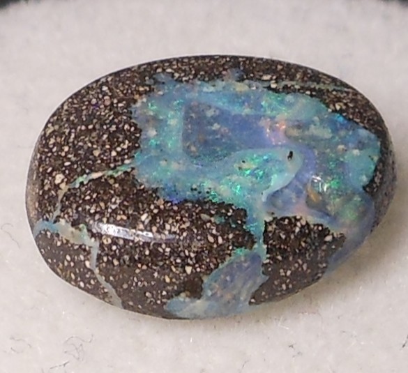 8.70ct Australian Boulder Opal 15.4 x 13.4 x 5mm