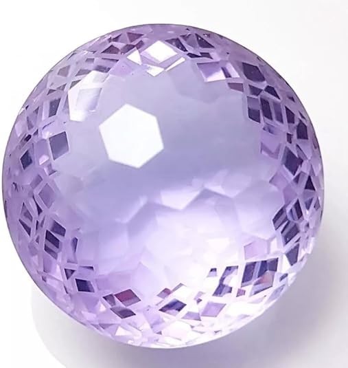 95.55 CT Purple-Pink Color Kunzite Round Cut Loose Gemstone Faceted