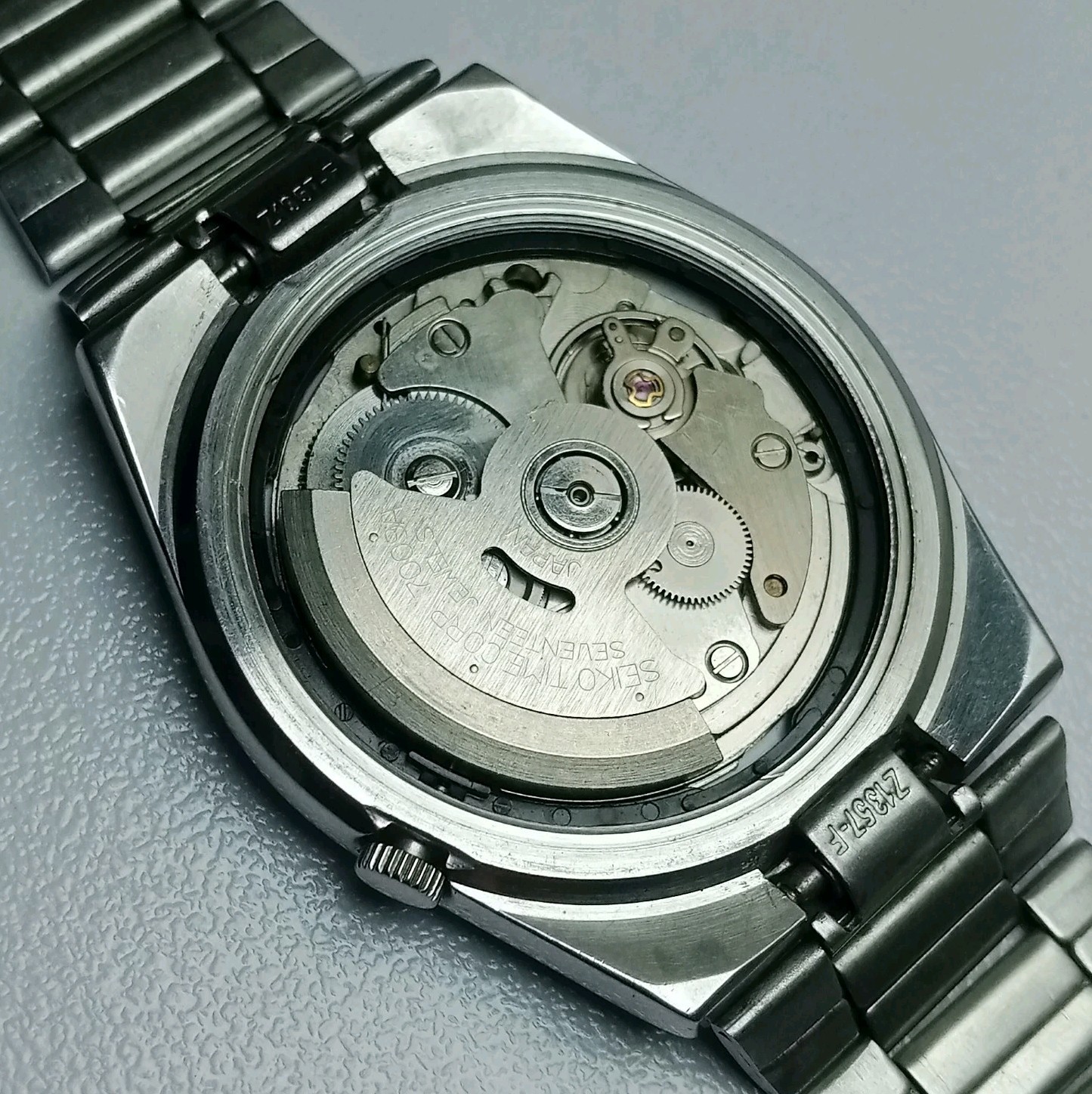 Seiko 5 Automatic 7009-3161 Railway Time Day/Date Vintage Men’s Wrist Watch
