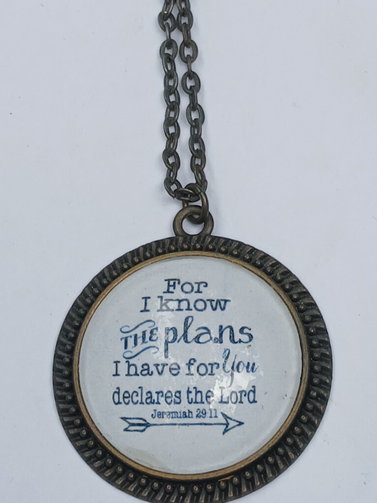 Jeremiah 29:11 I Know The Plans Necklace Bible Scripture Faith Religious Gifts