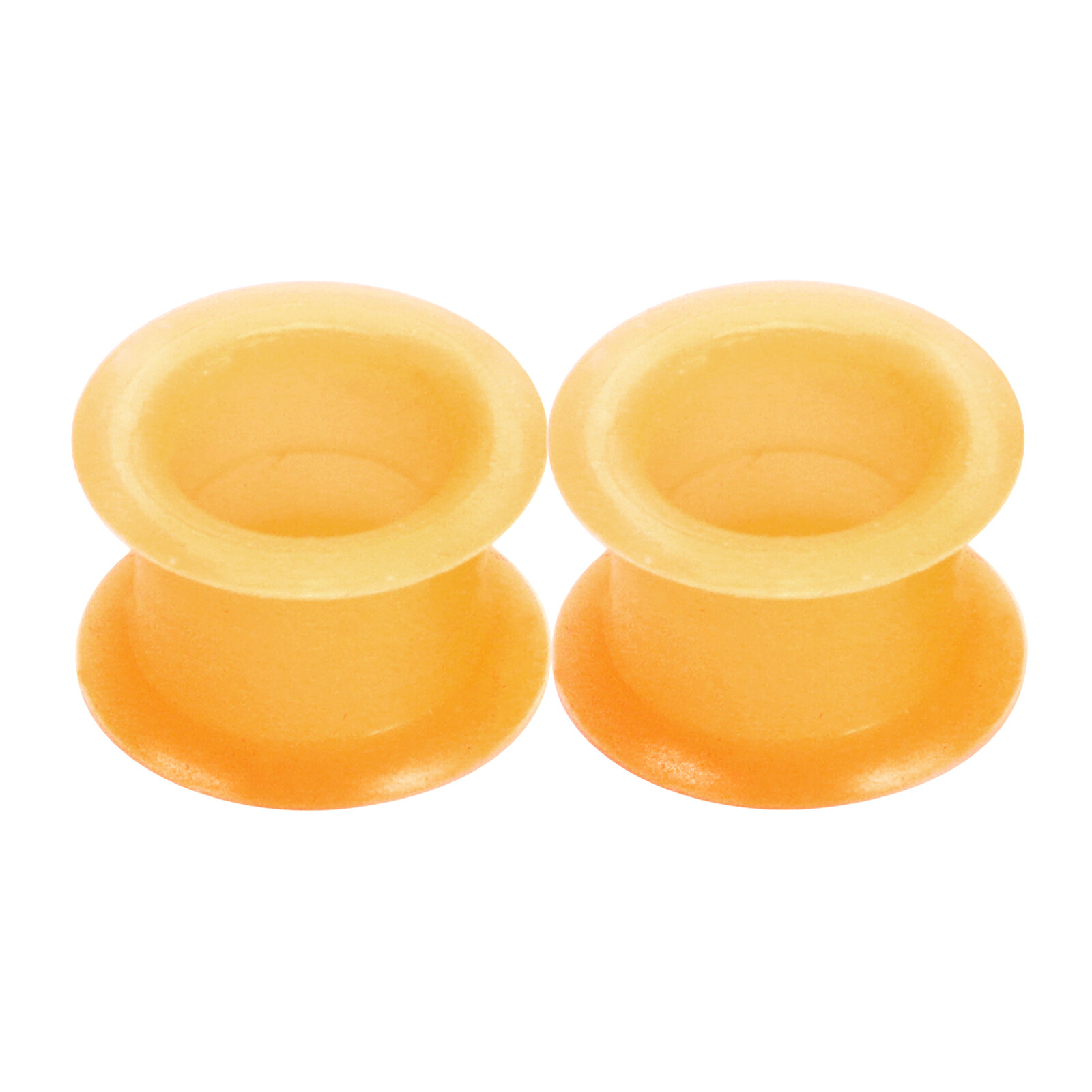 2Piece Thick Silicone Ear Gauge Plugs Flesh Tunnel Ear Stretchers Expander 2g-1″